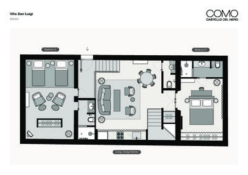 Villa San Luigi Floor Plan