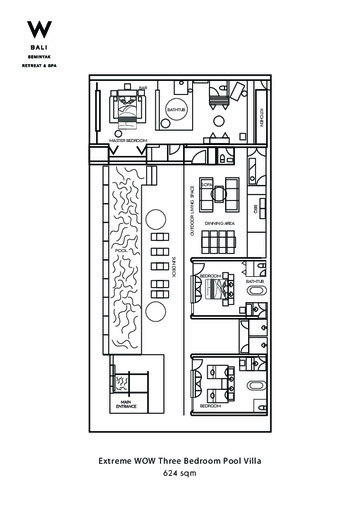 Floor Plan - EWOW Three Bedroom Pool Villa