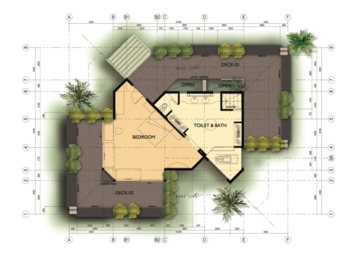 Casitas (Bedrooms) Floor Plan