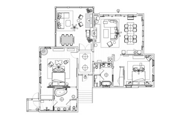 2 Bedroom Hillside Cottage Floor Plan