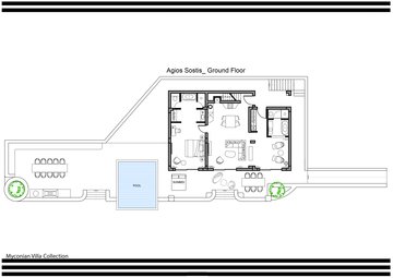 Agios Sostis ground floor floor plan